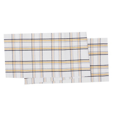 C&F Home Honey Bee Plaid Kitchen Towel, Set of 2