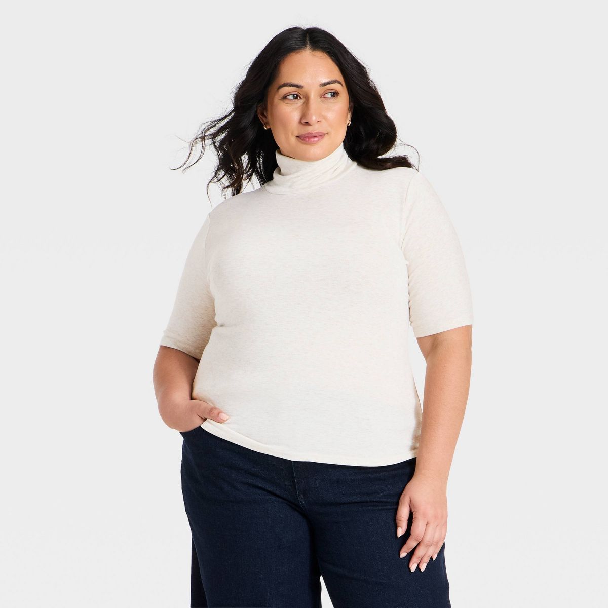 Women's Featherweight Turtleneck Top - A New Day™ - thumbnail 10