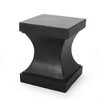 Modern Pedestal Outdoor Accent Table, Lightweight Concrete Patio End Table for Outside Use, Outdoor Side Table -Christopher Knight Home - 4 of 4