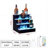 Acrylic Wall-Mounted Multifunctional Cabinet with Display and Storage Shelves, Suitable for Home and Commercial Bars, Gatherings, and Parties - 2 of 3