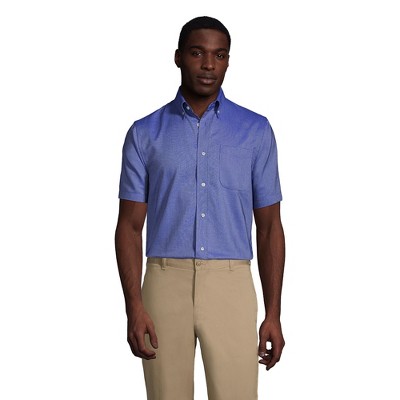 School Uniform Young Men's Short Sleeve Oxford Dress Shirt