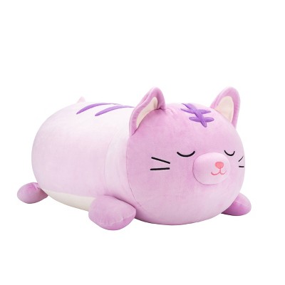 Squishmallows 18" Large Plush Tabitha Purple Tabby Cat Sleepamallows