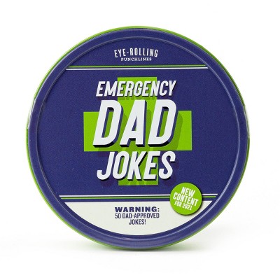 Professor Puzzle Emergency Dad Jokes Card Game Tin