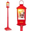 Resenkos Christmas streetlights with music and detachable snowball lights Red - 2 of 4