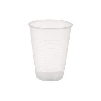 Stack Man 20 oz Clear Plastic Cups with Strawless Sip-Lids [50 Sets] Pet Crystal Clear Disposable 16oz Plastic Cups with Lids - Crystal Clear, Durable
