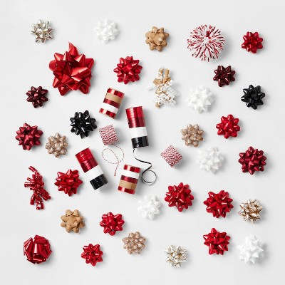 Details about   xmas bow 12pc 50MM metallic 