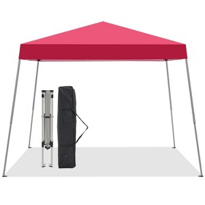 Ainfox 10'×10' Pop-up Slant Leg Portable Canopy - 1 of 4