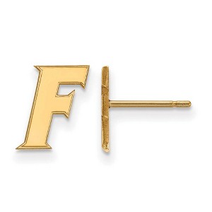 Black Bow Jewelry 14k Yellow Gold Florida Gators NCAA Post Earrings - 1 of 3