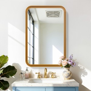 Dovelina Wall Medicine Cabinet Mirror Cabinet Multifunctional Wall-Mounted Mirrored Cabinet with Magnetic Doors - 1 of 4