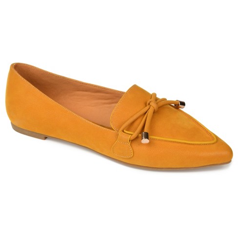 Womens mustard flat shoes sale