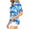 HAPPY BAY Button Down Shirt for Women Casual Holiday Summer Beach Party Hawaiian T-Shirt Blouse Short Sleeve Dress Tee Shirts - 4 of 4