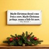Slickblue Grinch Christmas Quote Wood Sign – Maybe Christmas Means More – Rustic Holiday Wall Decor 7x18, Color Options - 2 of 3