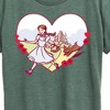 Women's - Wizard of Oz - Dorothy and Toto Heart Short Sleeve Graphic T-Shirt - 2 of 4