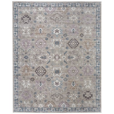 Dartmouth Transitional Floral & Botanical Gray/Blue/Taupe Area Rug
