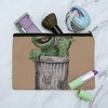 Sesame Street Vintage Oscar The Grouch Makeup Cosmetic Bag Organizer Pouch - 2 of 4