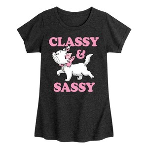 Girls' - Disney - The Aristocats Fitted Short Sleeve Graphic T-Shirt - 1 of 4