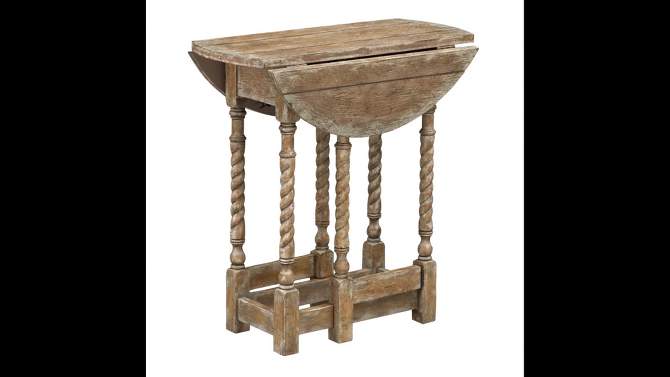 Colosseum Accent Table Brown - Treasure Trove Accents, 2 of 11, play video