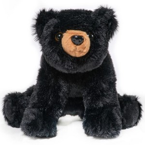 Bearington Baby Bandit Plush Stuffed Animal Black Bear Teddy, 12.5" - 1 of 4
