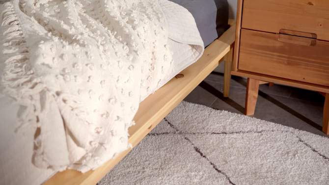 Boho Solid Wood King Platform Bed - Saracina Home, 2 of 15, play video
