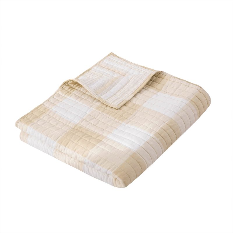 Camden Taupe Quilted Throw - Levtex Home, 2 of 4
