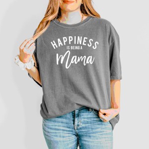 Simply Sage Market Happiness is Being a Mama Garment Dyed Tee - 1 of 4