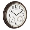 20" Indoor and Outdoor Wall Clock - Westclox: Modern Analog, Shatter-Resistant - 4 of 4