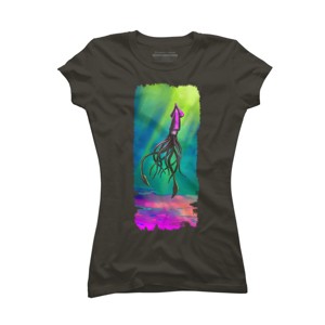 Junior's Design By Humans Dawn on the reef By 9shanks9 T-Shirt - 1 of 3