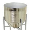 Olivia & May 2pc Modern Metal Planter Pots - 4 of 4