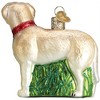 Old World Christmas Blown Glass Ornament for Christmas Tree, Standing Yellow Lab - 4 of 4