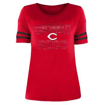 MLB Cincinnati Reds Women's Dugout Poly Rayon T-Shirt