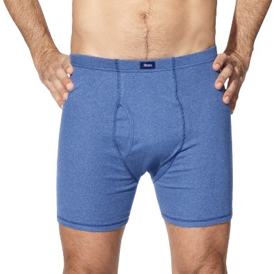 hanes men's knit boxer shorts with comfortsoft waistband 5pk