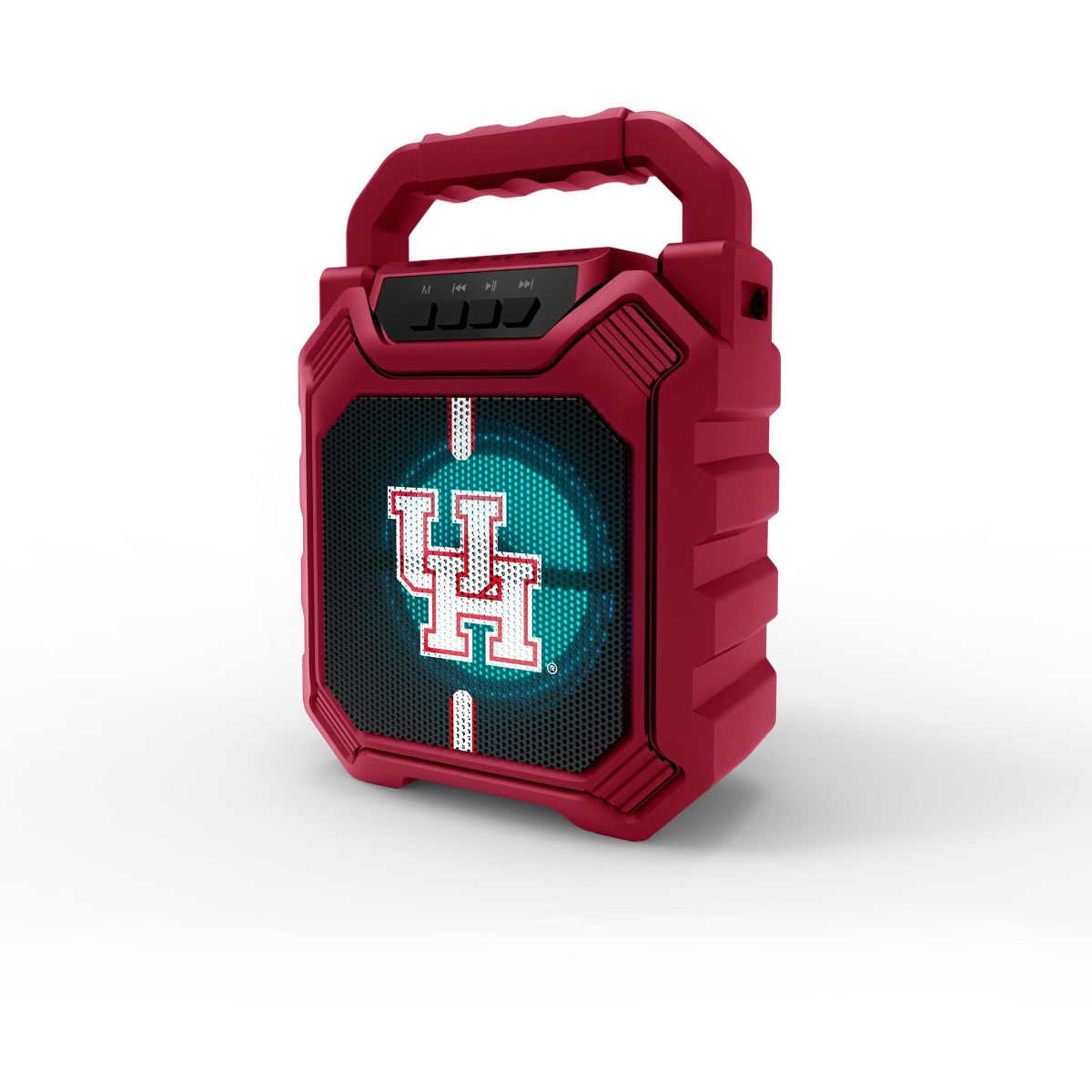 SOAR Collegiate LED ShockBox Wireless Bluetooth Speaker with FM radio- Houston Cougars
