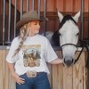 Simply Sage Market Women's Yellowstone Cowboy Ranch Short Sleeve Garment Dyed Tee - 2 of 2