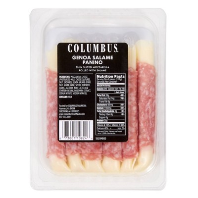 Columbus Gluten Free Genoa Salame Panino - 3.9oz