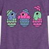 Girls' - Instant Message - Chicks In Eggs Fitted Short Sleeve Graphic T-Shirt - 2 of 4