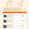 27.2" Wooden Dog Crate with Wheels & Double Doors – Modern Pet House & Removable Tray, Stylish End Table for Living Room, Bedroom, Outdoor, Grey - 2 of 4