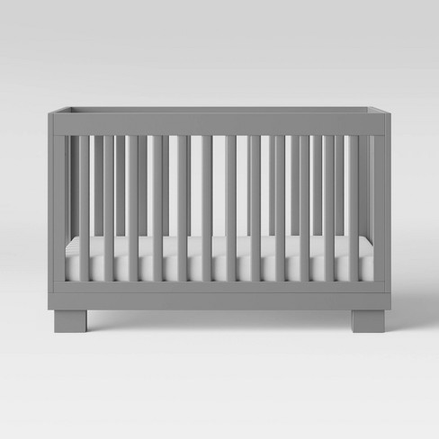 Babyletto Modo 3 In 1 Convertible Crib With Toddler Rail Gray