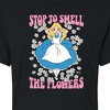 Women's - Disney - Alice In Wonderland Cropped Graphic T-Shirt - 2 of 4