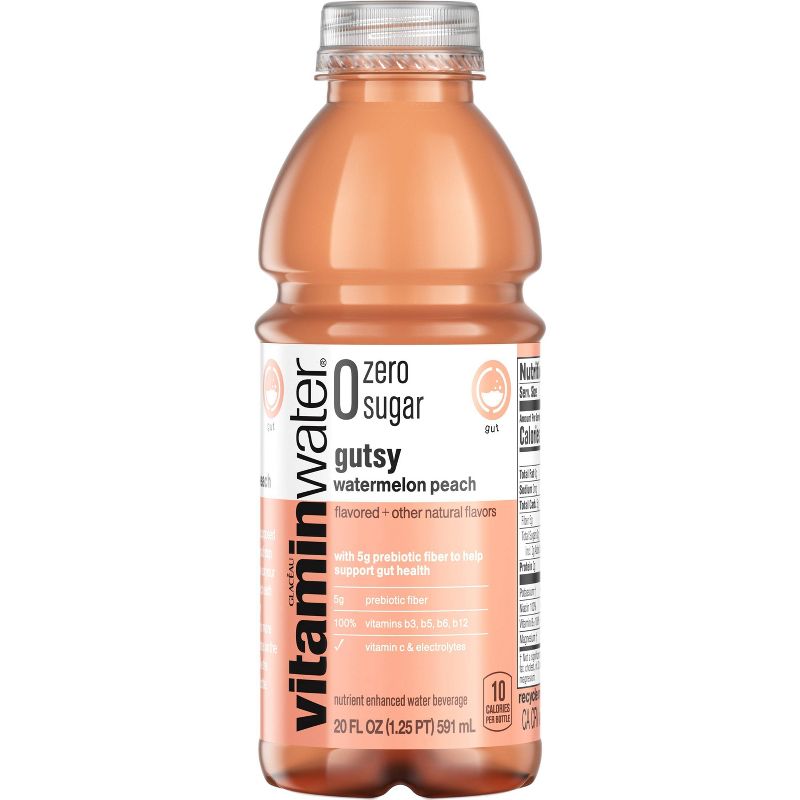 vitaminwater zero Watermelon Peach - 20 fl oz Bottle, 2 of 13