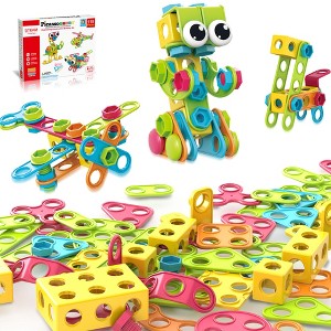 PICASSO-TILES 115 Piece Engineering Construction Toy with Hand Tools, STEM Toys for Kids 3+ - 1 of 4