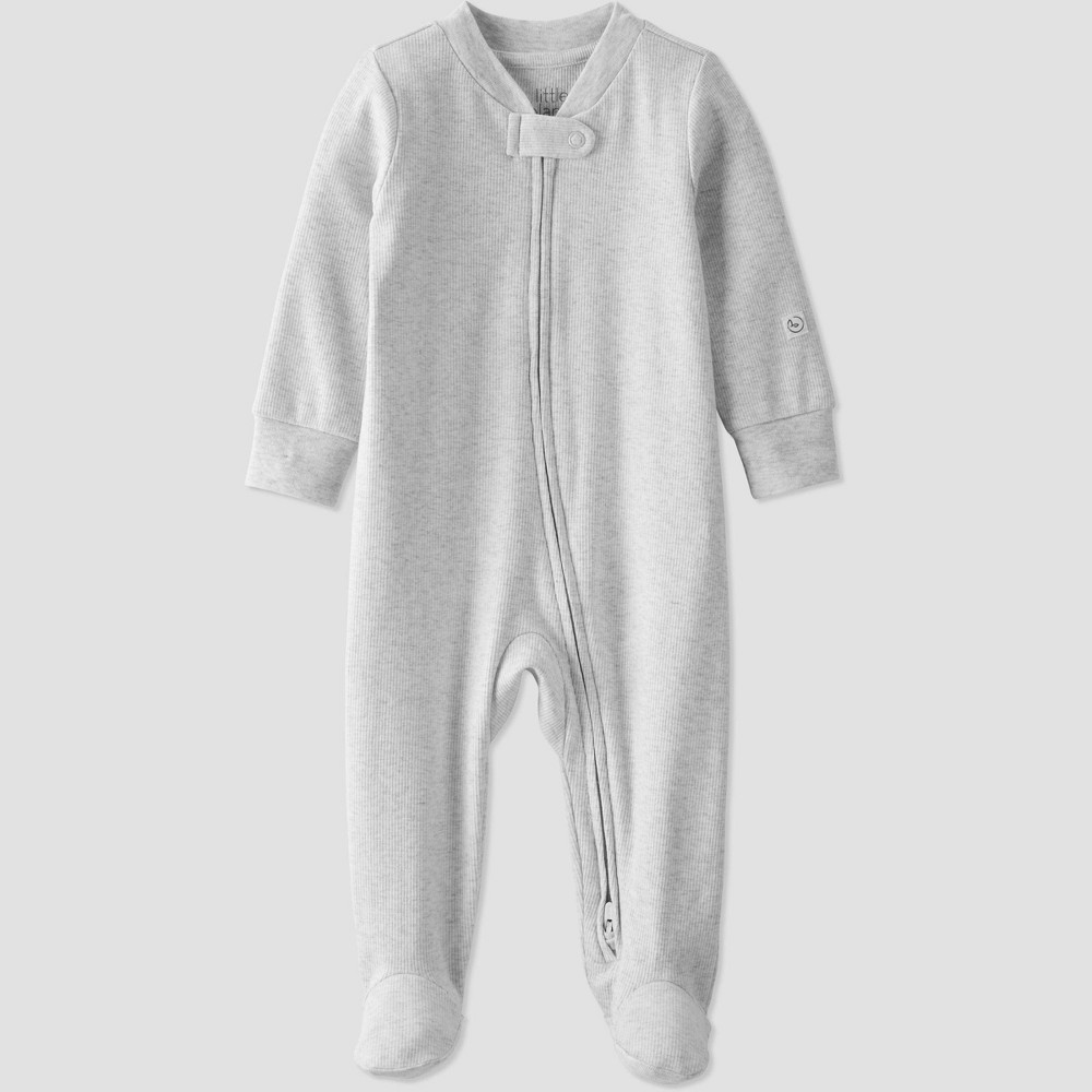 UPC 195861000198 product image for Baby Organic Cotton Rib Sleep N' Play - little planet by carter's Gray 6M | upcitemdb.com