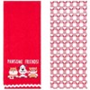 The Lakeside Collection Set of 2 Valentine's Day Embroidered Kitchen Towels - 3 of 4