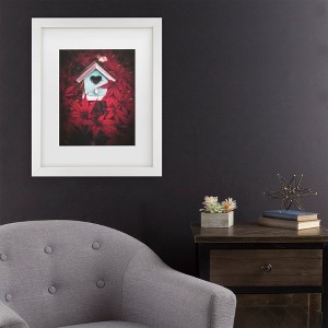 Trademark Fine Art Philippe Sainte Laudy Nestled in The Red Matted Framed Art - 1 of 4