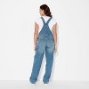 Women's Mid-Rise Denim Baggy Overalls - Wild Fable™ - 3 of 3