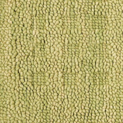 Artisan Shadowbox Green Wool 4' x 6' Rectangular Rug