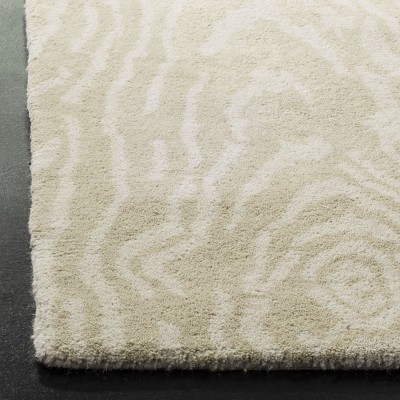 Handmade Potter's Clay Tufted Wool Area Rug 5' x 8'