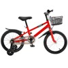 Topteng 16 inches Kids Bike with Kickstand, Dual Hand Brakes, and Adjustable Handlebar & Seat - 2 of 4