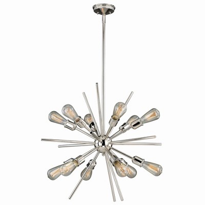 Vaxcel Estelle 2 - Light Pendant in  Polished Nickel