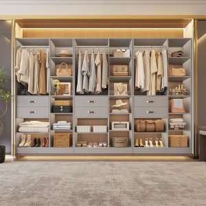 Besiost 40'' Freestanding Closet System with 10 Shelves, Closet Organizer - 1 of 4