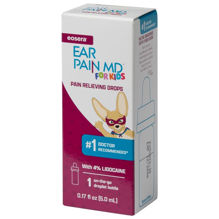 Eosera Ear Pain MD For Kids' Pain Relieving Drops Ear Treatment - 5ml, 3 of 8